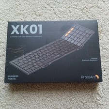 ProtoArc Foldable Wireless Keyboard Numeric Keypad XK01 Bluetooth Travel Tablet
