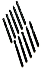 #7 HSS SCREW MACHINE STUB LENGTH DRILLS W/135 DEG POINT NACHI 563-BLACK-10PCS