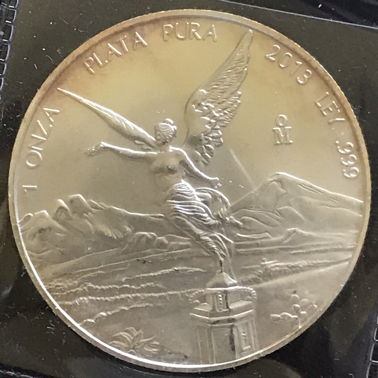2013 1 oz Mexican Libertad 999 Fine BU Silver Coin #AB17