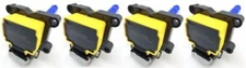 4 PACK IGNITION COILS FOR 90-93 318i 1.8L 93-95 530i 3.0L 540i 740i 840Ci 4.0 V8
