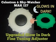 GLOW IN DARK Fine Focus Gałka do Celestron & Sky-Watcher MAK 127. FINE TUNING 