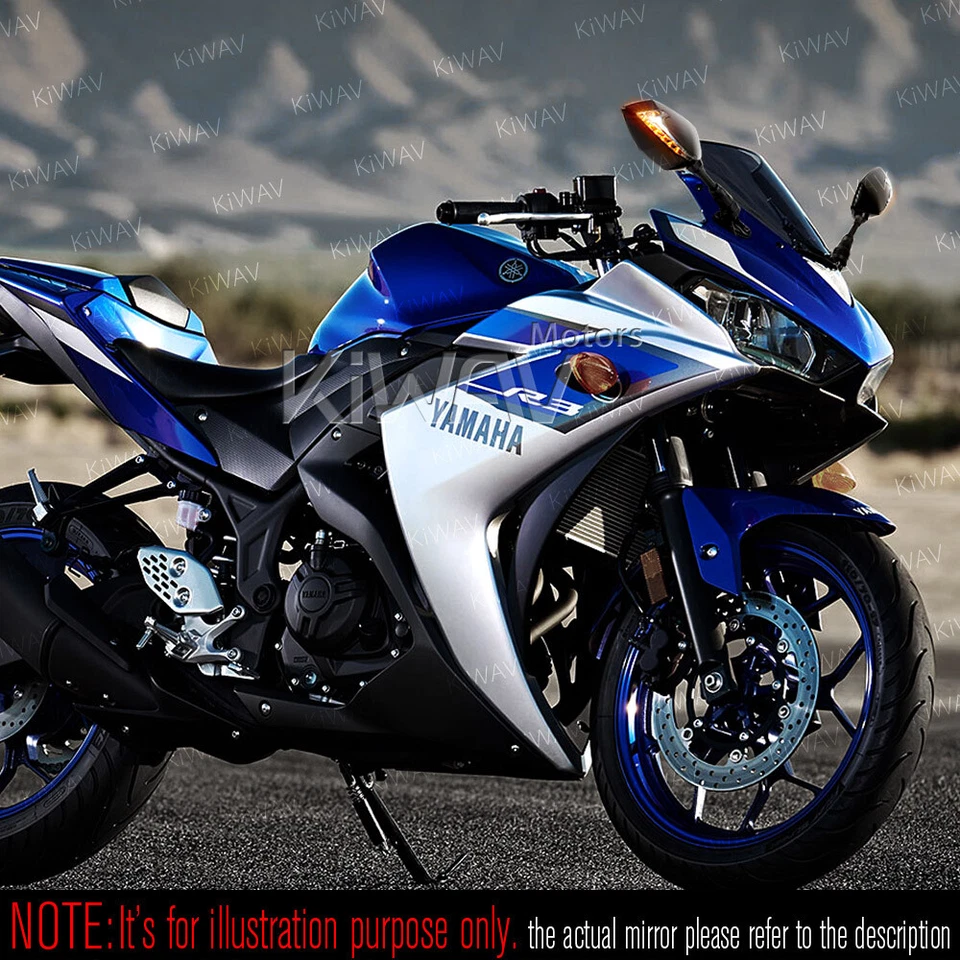 Lucifer dual LED mirrors sequential effect fairing mount sportsbike motorcycle - Изображение 4 из 4