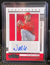Williams Holmes 2021 Contenders Prospect Contenders Auto - Angels