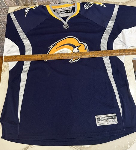 NWT Buffalo Sabres CCM Buffaslug Jersey Home Blue Blank Mens Sz XXL - See Pics - Picture 3 of 18