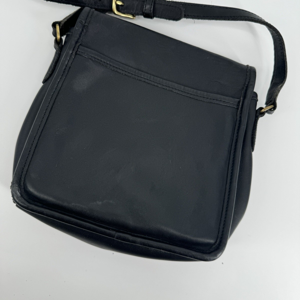Vintage 00's Coach Mini Black Leather Crossbody Bag | eBay