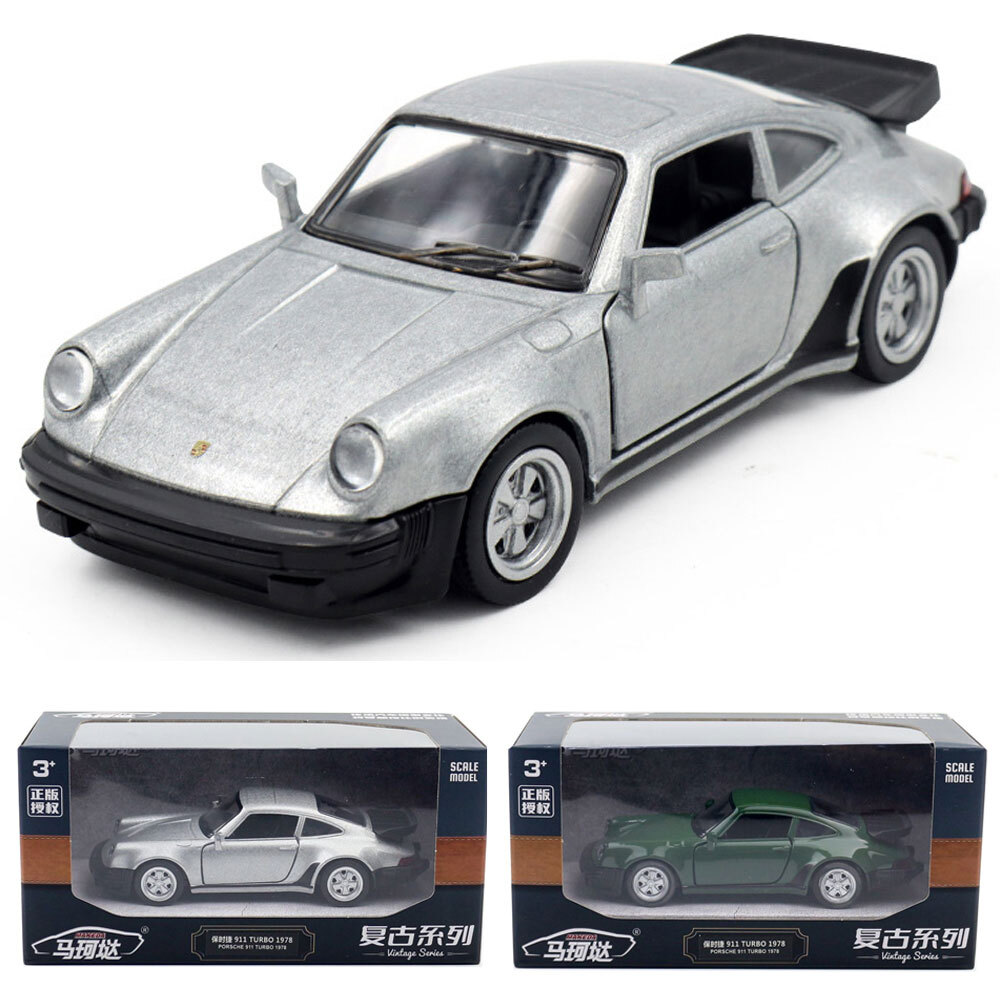 1:36 Porsche 911 Turbo 1978 Model Car Diecast Toy Vehicle Kids Toys Pull Back