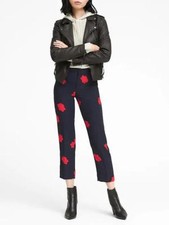NWT Banana Republic Womens Avery Straight-Fit Floral Ankle Pant 2P