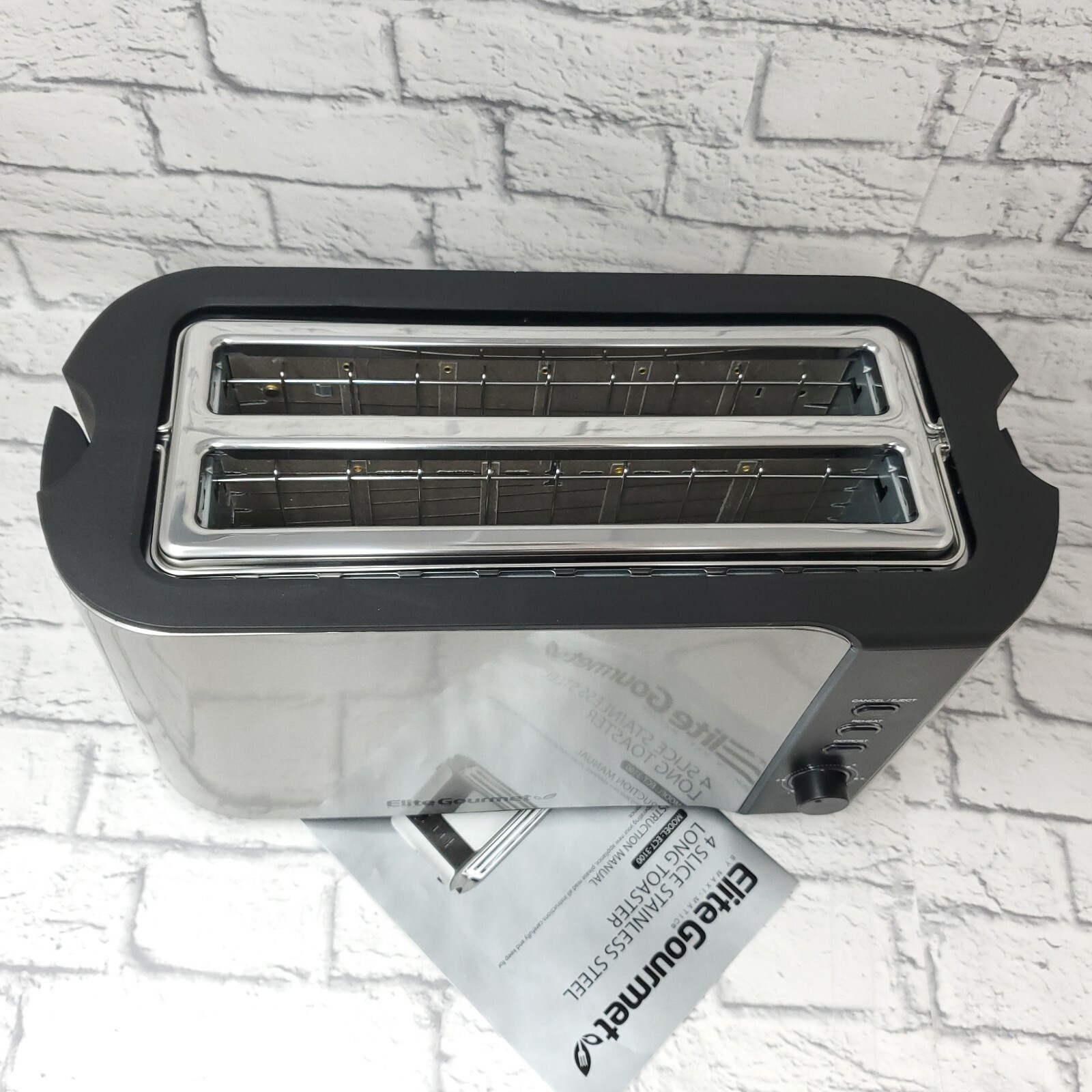 Elite Platinum 4 Slice Stainless Steel Long Toaster [ECT3100] Shop