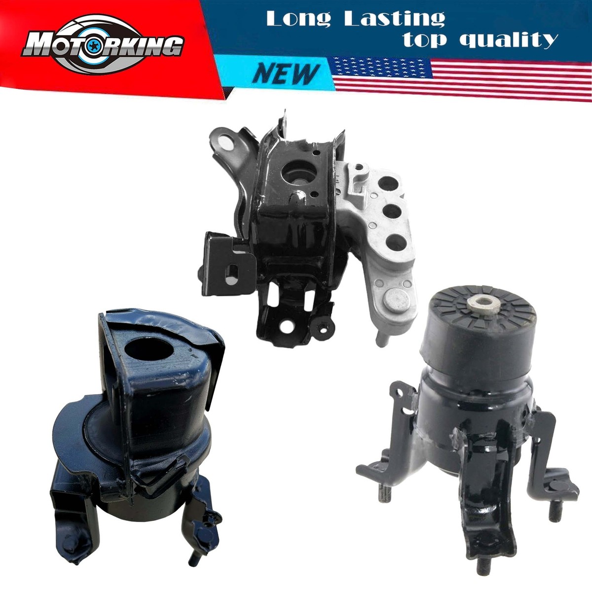 High Quality Engine Motor Mount Set 3PCS For 19-23 Lexus ES250