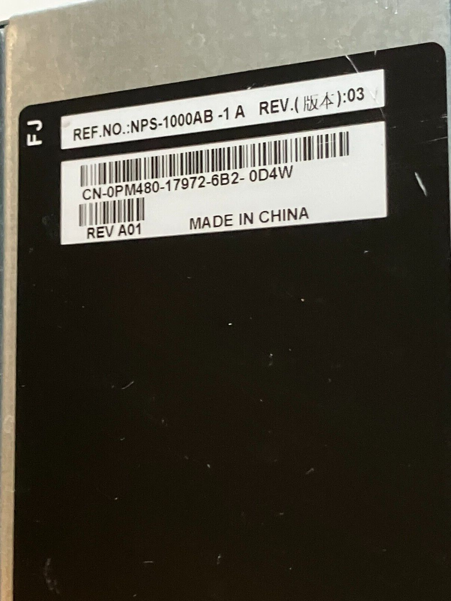 Dell 0PM480 1000 W Power Supply N1000P-00 | eBay