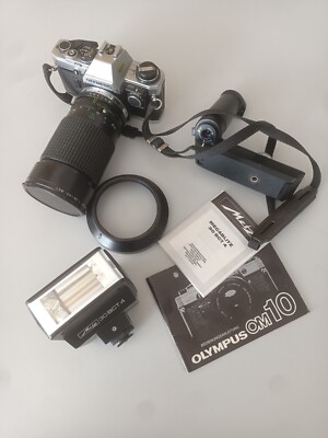 Olympus OM10 Tamron 35-200mm 3.5-4.5 Mecablitz 30 BCT 4 Zubehörpaket