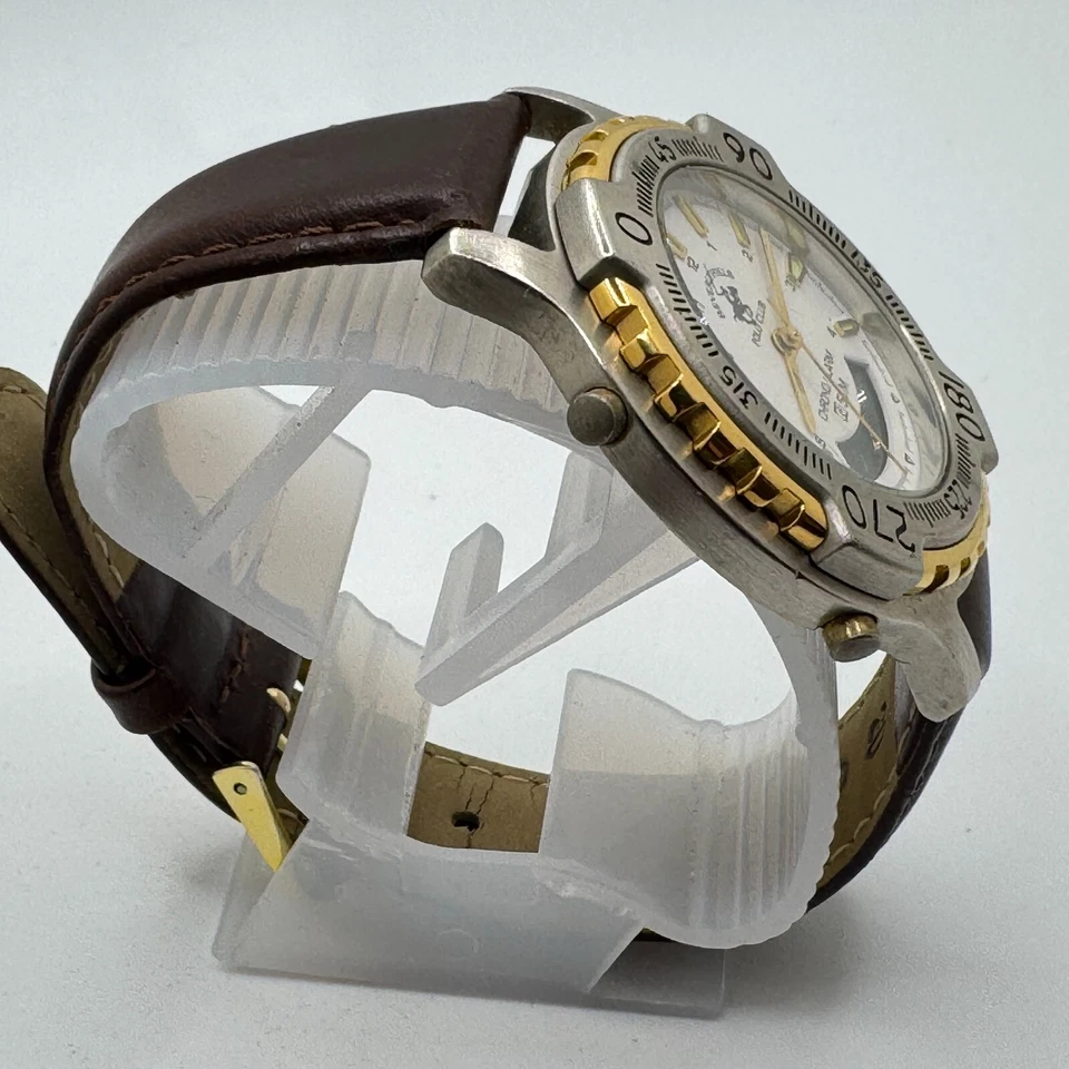 Beverly Hills Polo Club Reloj Digital Analógico Hombre 50m Bisel Giratorio Batería Nueva Foto 3 de 4