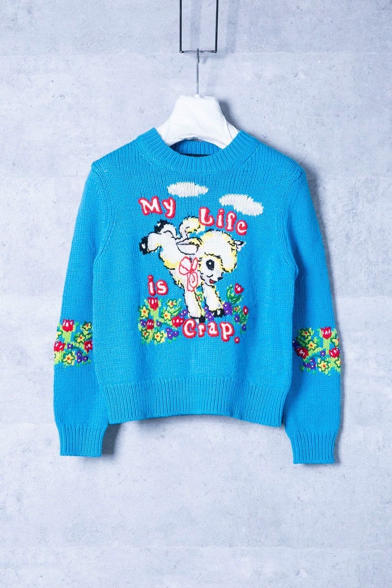 marc jacobs blue buggy bear sweater