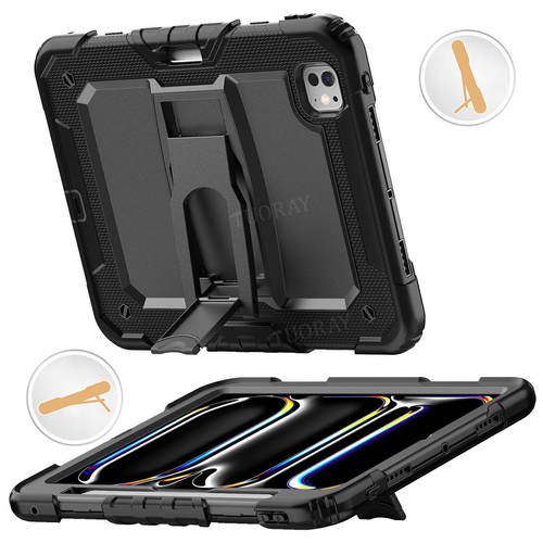 Heavy Duty Shockproof Case Cover Strap For iPad 10/9/8/7/6/5th Gen Air Pro 11 13 - Picture 80 of 135