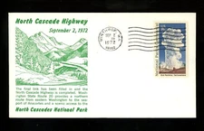 US Postal History Transportation North Cascade Highway 1972 Winthrop WA