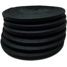 TOFL Baseball & Softball Glove & Mitt Leather Lacing 6 Black Strings & Guide