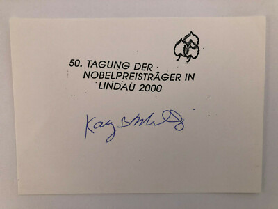 Kary Banks Mullis - Nobelpreis Chemie 1993 - original Autogramm - 15 x 10 cm 
