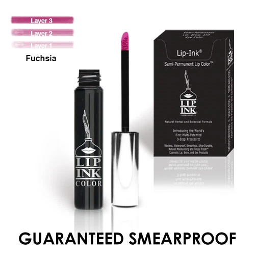LIP-INK® Organic Vegan 100% Smearproof Trial Lip Kit - Fuchsia