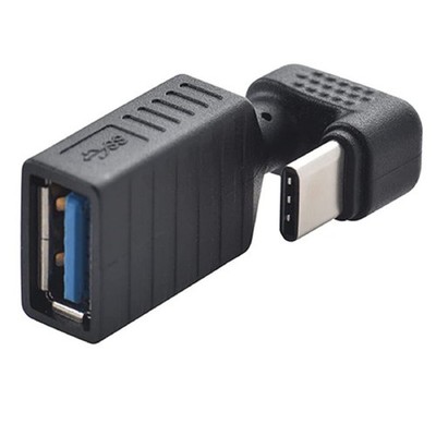 U Shape Type C Male to 3.0 A Female OTG Adapter For Laptop Tablet Phone