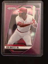 Ken Griffey 2025 Prizm - Purple Prizm #125/149 - Cincinnati Reds