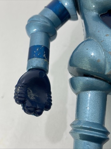 Vintage Popy Druckguss Metall 5" GANTSU SENSEI CHOGOKIN Ganbare Robocon 1970 ROBOTER GC - Bild 13 von 14