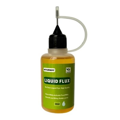 Liquid Soldering Flux for Electronics, No Clean Rosin Flux, Dropper Squeeze...