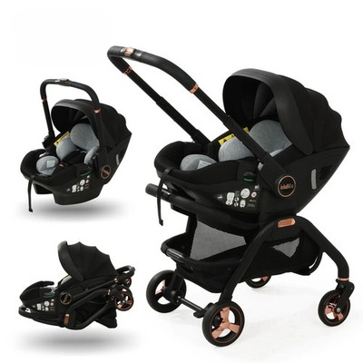 3-in-1 Baby Safety Stroller, Two-way Newborn Portable 3-in-1 Stroller for Ages