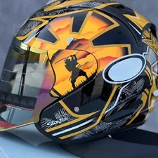 Half Helmet Unisex Motorcycle Off-Road Helmets Downhill Racing Mountain Cross 
