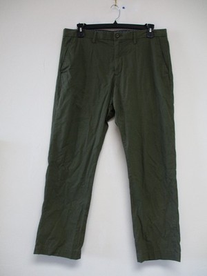 Banana Republic Pants Mens 36 Green Slim Aiden Chino Preppy 36x30