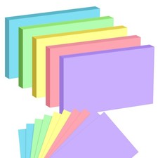 BIGNC Colored Index Cards 4x6, 190 Pack Blank Cards, 4*6 in, multi