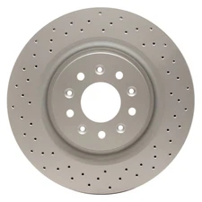 For Jaguar XKR 2000-2006 DFC 624-20016 GEOSPEC Drilled Front Brake Rotor