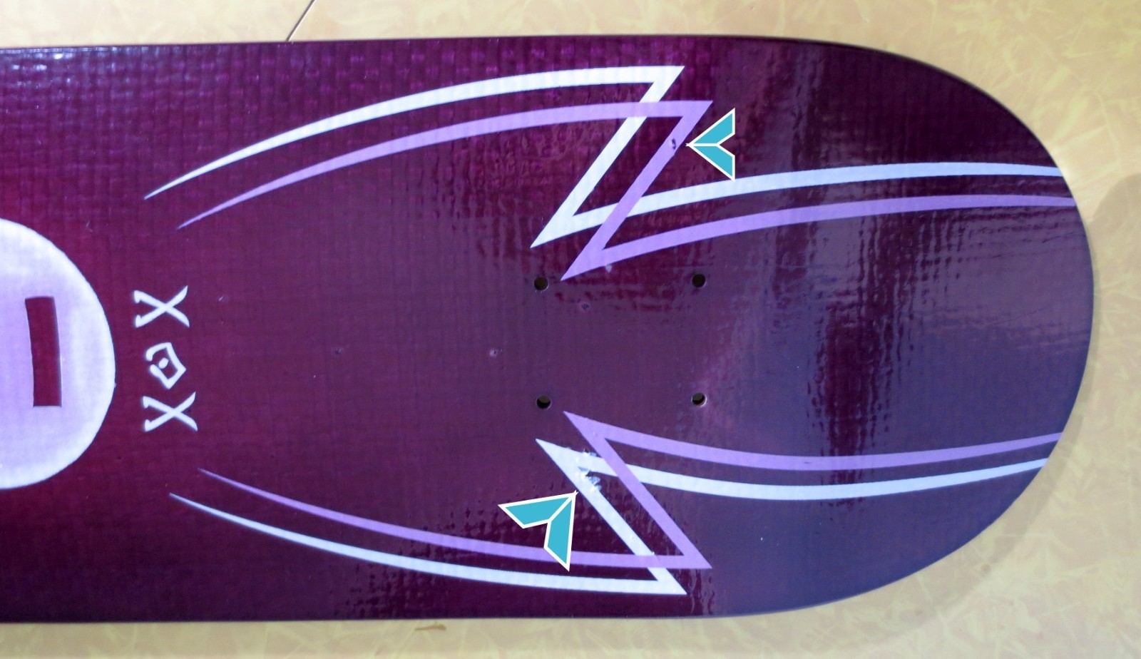 2008 SMA SANTA MONICA AIRLINES 30th Anniv Blackbird FIBERLAM Skateboard Deck NOS