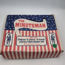 NOS THE MINUTEMAN AMC Rebel 8-Track Player w/ Stereo Speakers – Automatic Radio