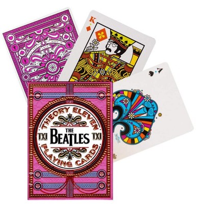 The Beatles Spielkarten Deck THEORY11 11 Pink Kartenspiel Zaubertricks USA