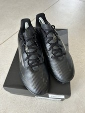 Adidas F50 AstroTurf Football Boots Black UK 9.5 Excellent condition worn twice