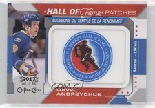 2018-19 O-Pee-Chee Hall of Fame Patch Dave Andreychuk #HOF-5 Patch HOF 0c3