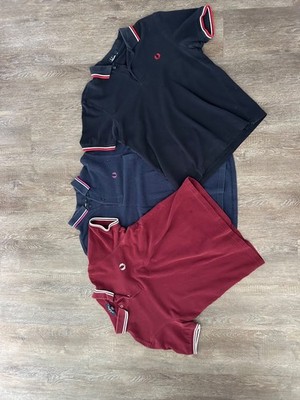 Set of 3 Fred Perry Polo shirts, Mens, size M