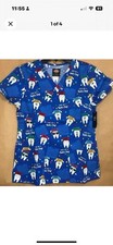 Dickies V-neck scrub for Dentist Size Large