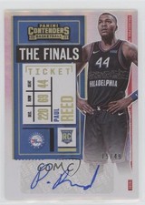 2020 Panini Contenders Rookie Sticker Finals Ticket /49 Paul Reed #152 Auto 5yi