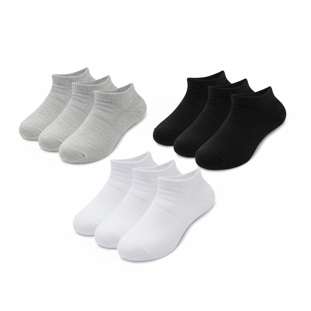 Everyday Socks 6 Pairs Athletic Training Ankle Socks