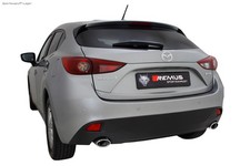 Remus Edelstahl Duplex Sportauspuff Mazda 3 BM BN Bj.2013-2019 je 120x74mm