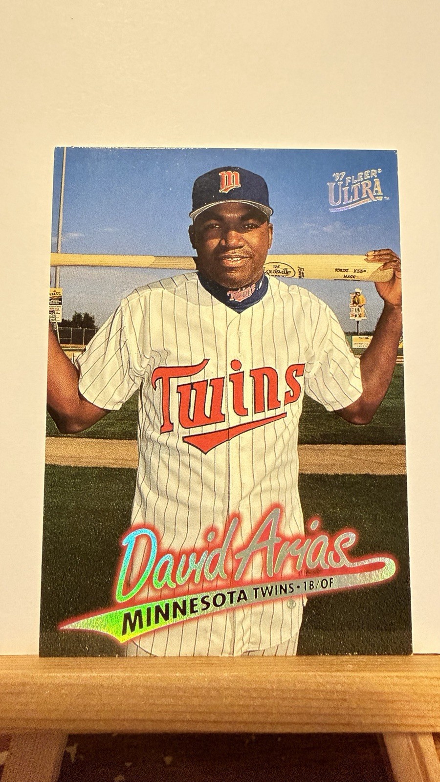 1997 Fleer Ultra David Arias (Ortiz) #518 rookie card (RC) Twins / Redsox