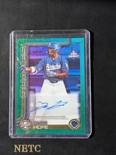 🌴2025 Topps Pro Debut #PD-139 Zyhir Hope Base Autographs Green #/99 Quakes🌴