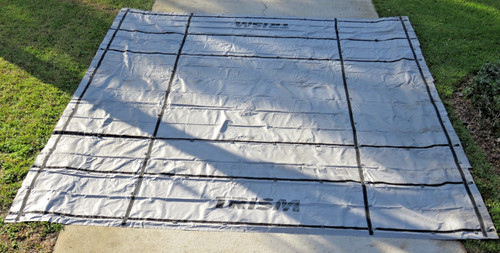 Heavy Duty Flatbed Trucking Tarp 18' X 22'