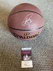 Stephen Curry Signed Spalding Basketball NBA JSA COA Golden State Warriors Steph