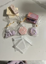 Soap Bar Bulk-  Beef Tallow 7 Soap Products Included And 3 Exfoliate Bags