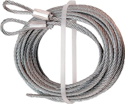 Prime-Line GD 52100 Garage Door Extension Cable 1/8'' Carbon Steel 2-Pack