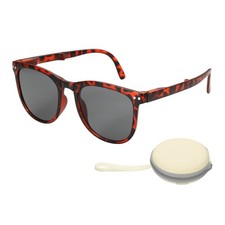 Sunglasses for Women Men, PC Folding Model with Simple Box, Coffee, Black