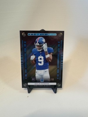 2024 Panini Photogenic - Rookie Pix Malik Nabers #1 Blue COLOR MATCH 38/99 (RC)