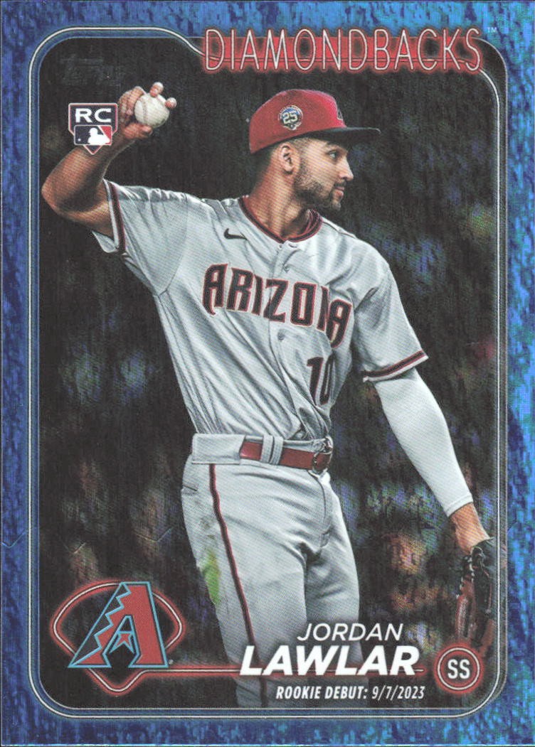 Jordan Lawlar 2024 Topps Update Blue Holofoil #US41 #/999